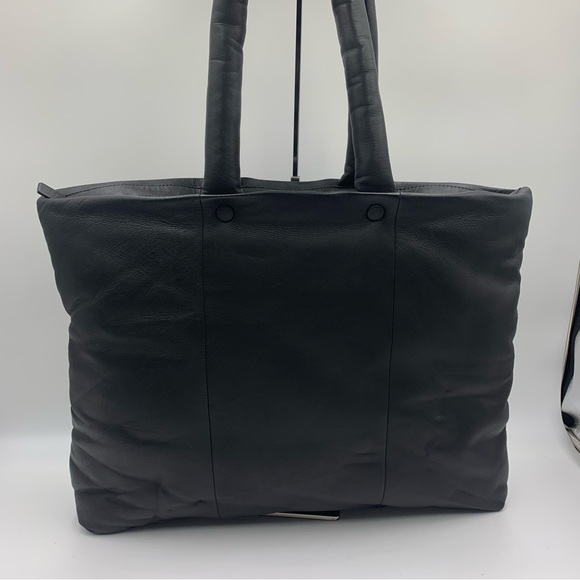 Massimo Dutti Quilted Tote bag with leather zip - Picture 11 of 12